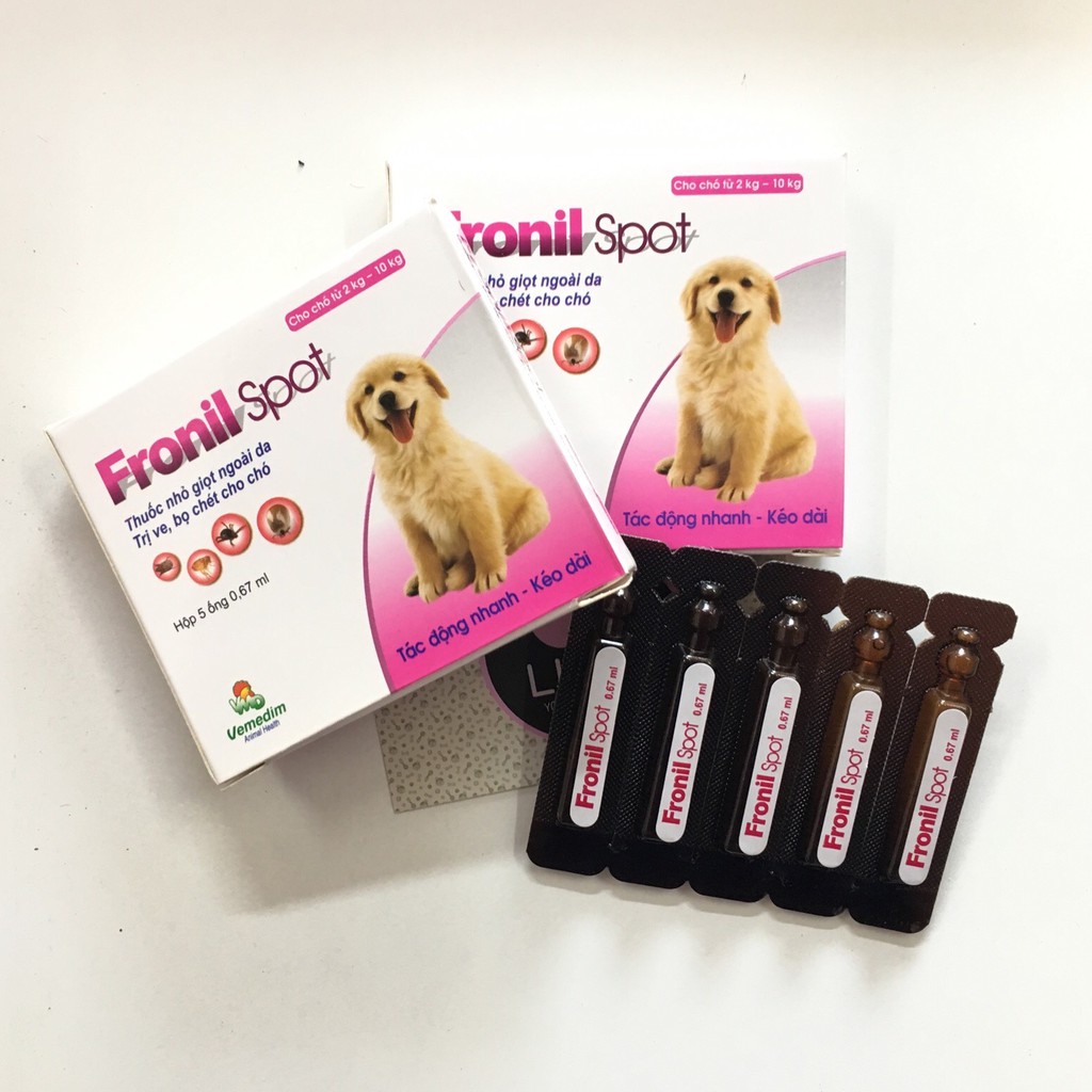 Nhỏ gáy trị rận Fronil Spot cho thú cưng