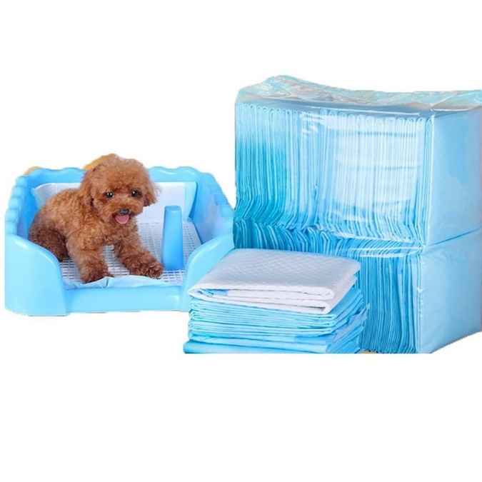 Tã lót cho chó miếng lót chuồng cho chó mèo siêu thấm hút size S M L dùng  cho khay vệ sinh chó tã cho mèo bầu