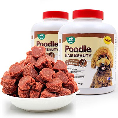 Thuốc Bổ Dưỡng lông Chó Poodle Hair Beauty (Hộp 300 viên) - Cún Yêu Shop